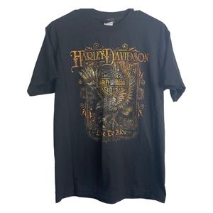 Harley Davidson Stock's Manitowoc, WI Graphic T-Shirt Size Medium